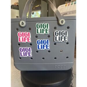 Lot of 5 Slightly Imperfect Gigi Life Bogg Bag Charms